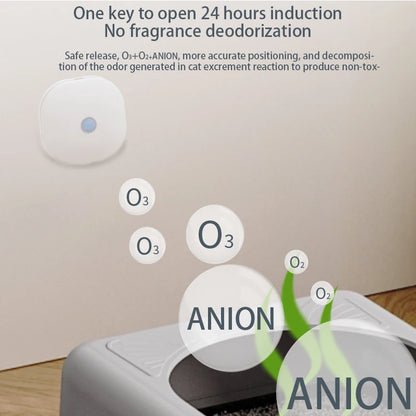 Smart Cat Odor Purifier for Cat Litter Box Deodorizer Pet Toilet Air Purifier Dog Cat Litter Deodorant